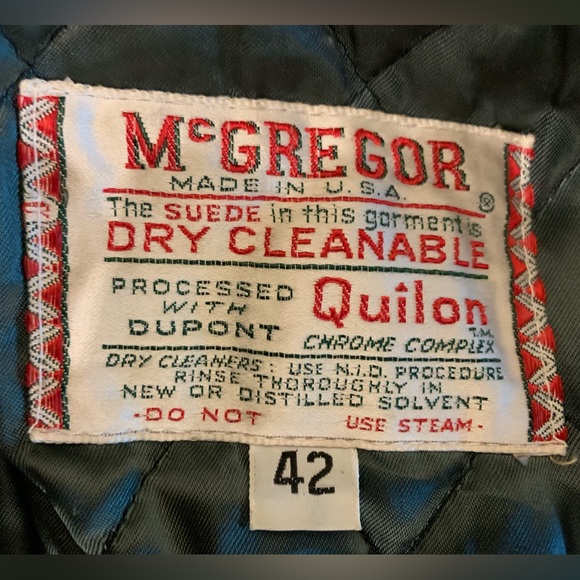 Vintage McGregor Suede and Knit Quilted Jacket - Picture 4 of 4